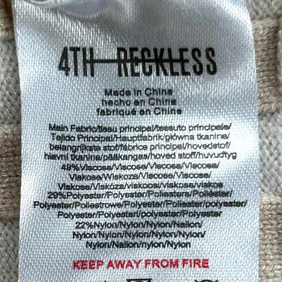 🏖️NWT Women’s Knit Checkerboard Short-Sleeve Maxi Dress. Cream/Tan. Size: XL - Picture 11 of 14